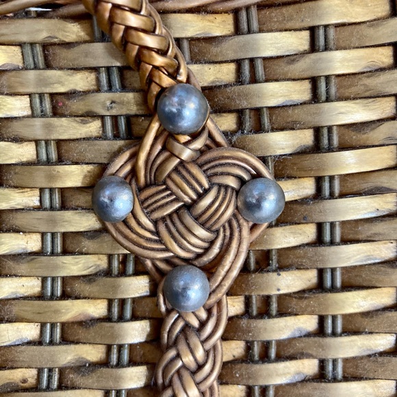 Vintage MCM woven purse - Picture 9 of 9